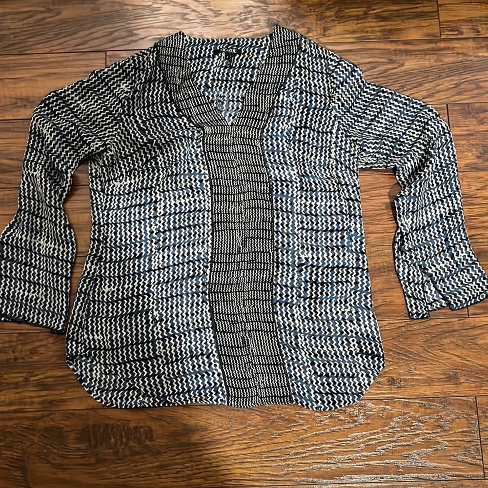 Nic+Zoe patterned blouse
